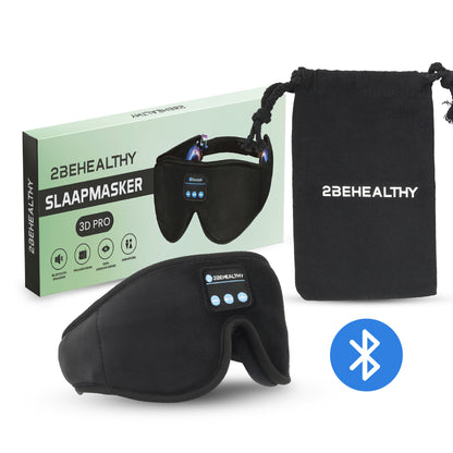 2BEHEALTHY 3D Slaapmasker met Bluetooth voor vrouwen & mannen