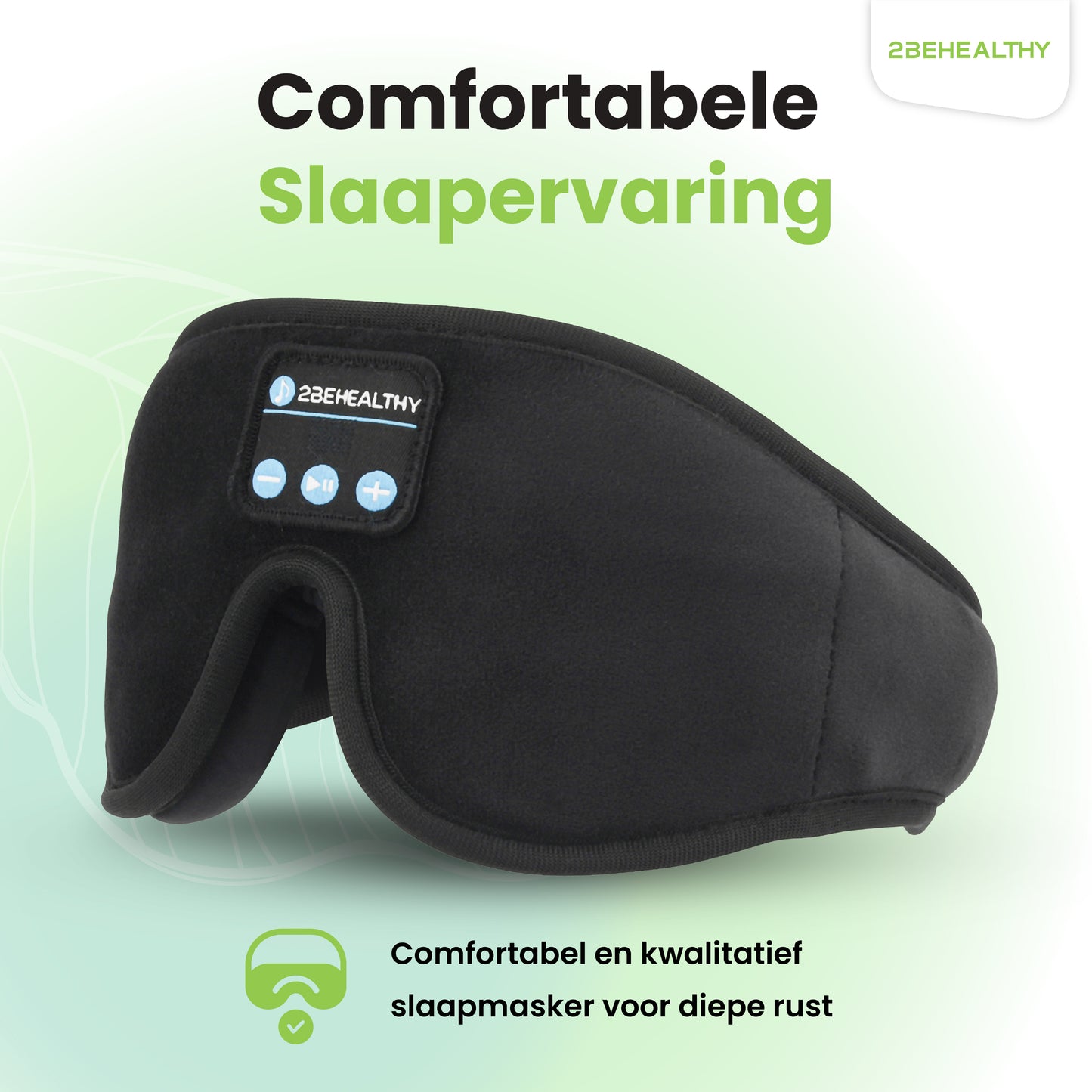 2BEHEALTHY 3D Slaapmasker met Bluetooth voor vrouwen & mannen