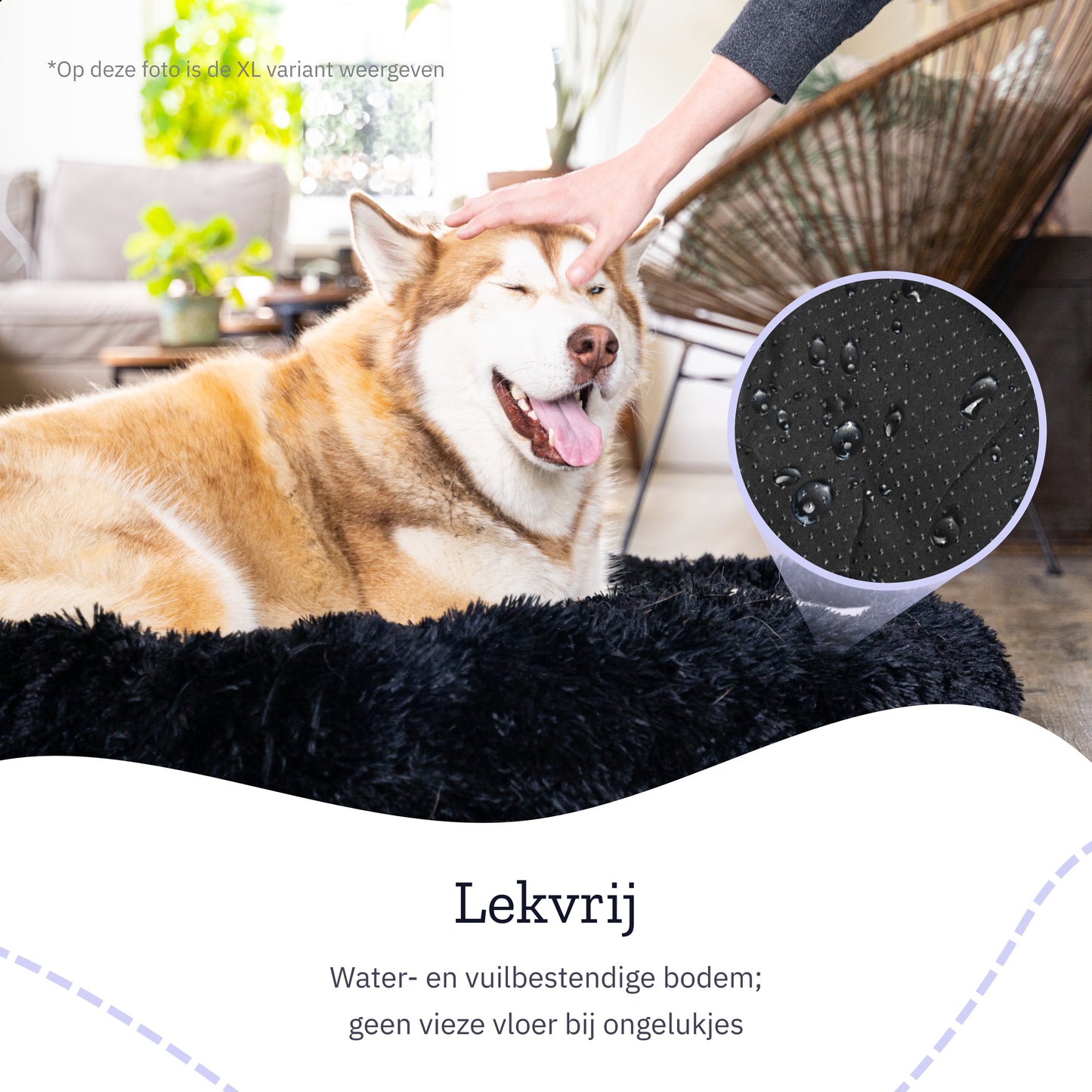 All 4 Pets Supply® Hondenmand Donut - Maat L - Geschikt Voor Honden Tot 60 cm
