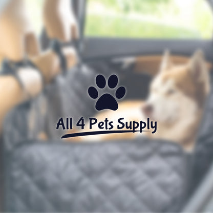 All 4 Pets Supply® Hondendeken Auto Achterbank en Kofferbak Waterdicht - Incl. twee hondenriemen auto