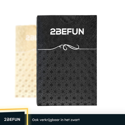 2BEFUN® Luxe Waterdichte Speelkaarten - Kaarten - Pokerkaarten - Goud